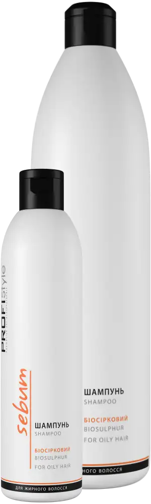 Biosulfur shampoo for oily hair