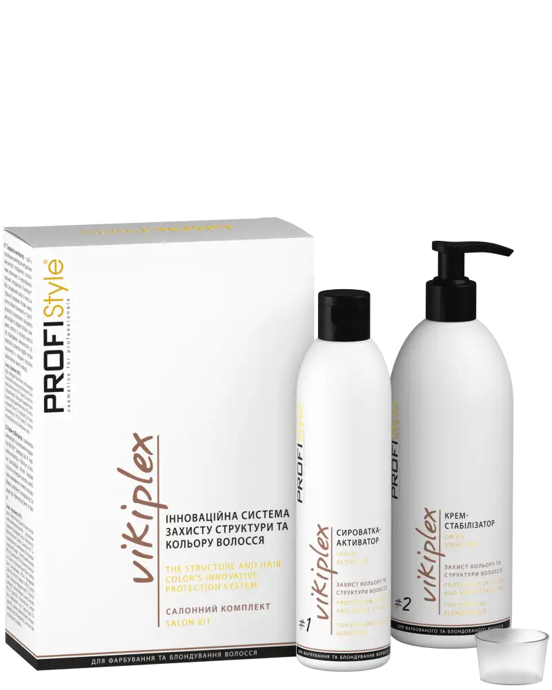 Innovative system for protecting hair structure and color Salon kit